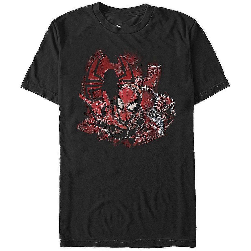 Målning Collage Spider-man T-shirt