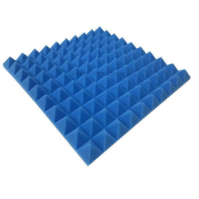 6PCS 50x50x5cm Studio Acoustic Foam Soundproof Foam Sound Absorption Treatment Panel Sound Wedge Protective Sponge