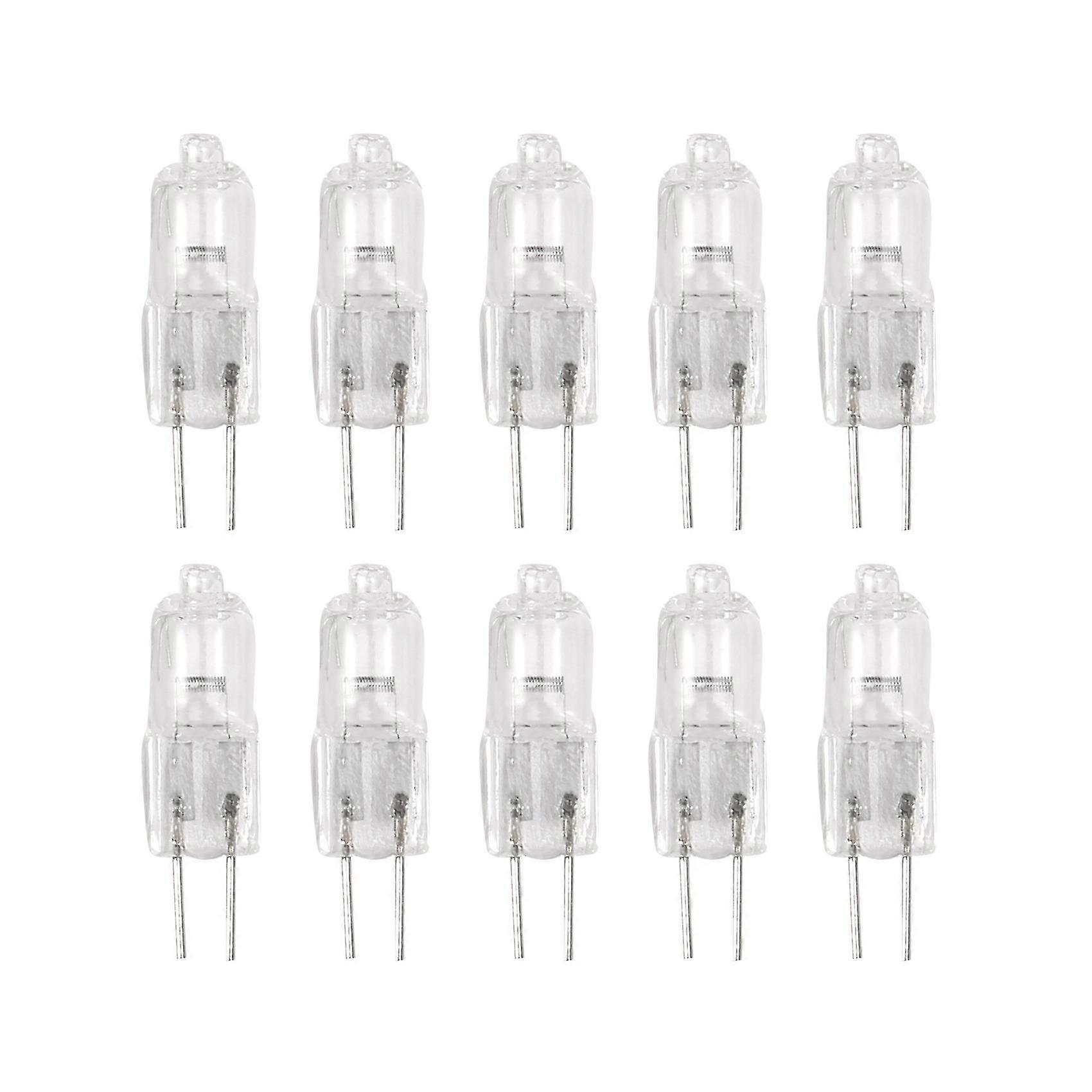 10 Stück, G4 Halogenlampe 12v 35w Pin Lampe warmweiß