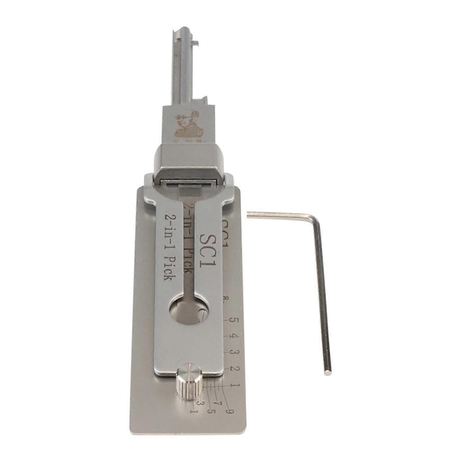 SC1 KW1 Set di grimaldelli di precisione Kit di manutenzione e riparazione 2 in 1 SS001 per uso domestico, compatibile con SC1, SC4, SC20AM