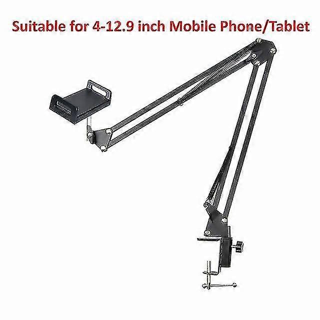 Tablet Stand Rotating Long Arm Mobile Phone Holder Height/angle Adjustable Aluminium Alloy Tablet Mount For 4-13inch Iphone Ipad