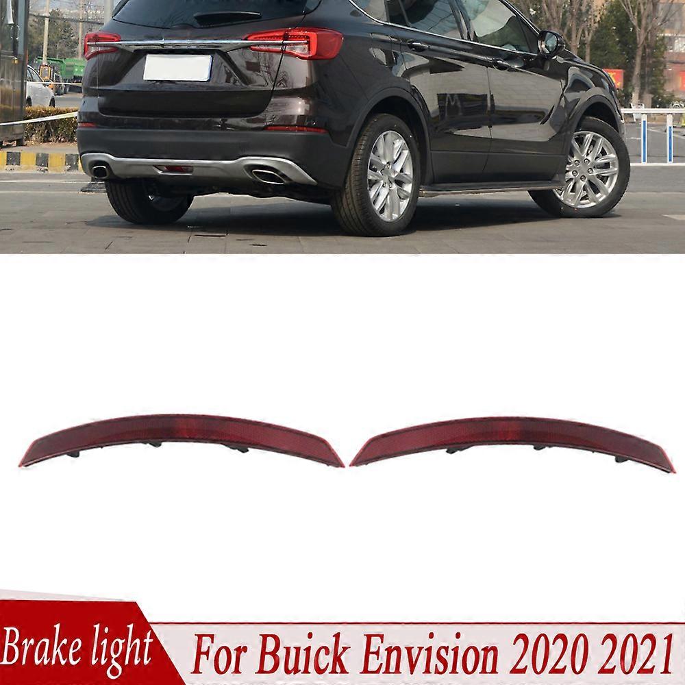 For Buick Envision 2020 2022 Rear Bumper Reflector Brake Light Stop Lamp Fog Light Warning Lamp Tail Lamp Red Shell Car Light