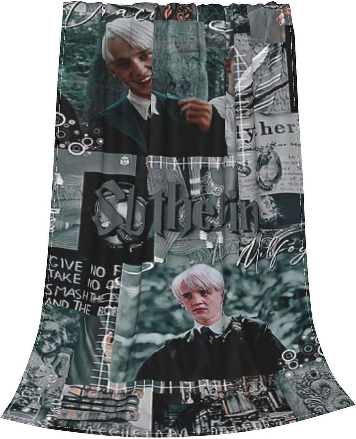 Tom Felton Flanellfilt Ultra Soft Micro Fleece Kasta Filt Lättvikt Varm Sängkläder För Soffa Soffa Stol, Mjuk Varm Drottning Filt Födelsedagspresent -