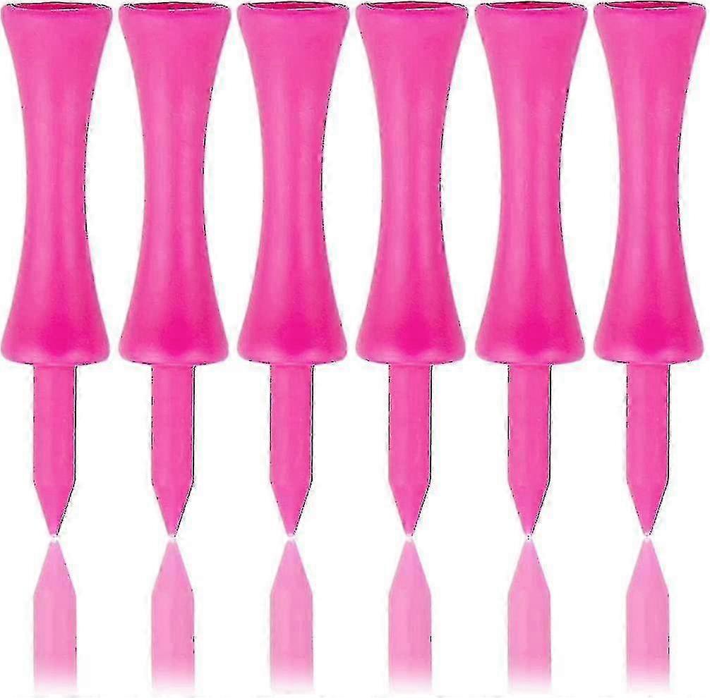 100 Pack 57mm Pink Plastic Golf T Shirts