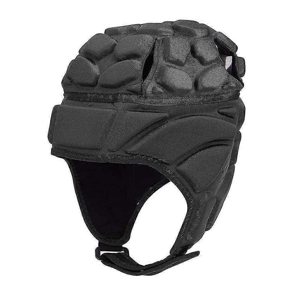 Adjustable Rugby Helmet Headguard Soft Padded Support Soft Foam Goalie Helmet for Adults Youth