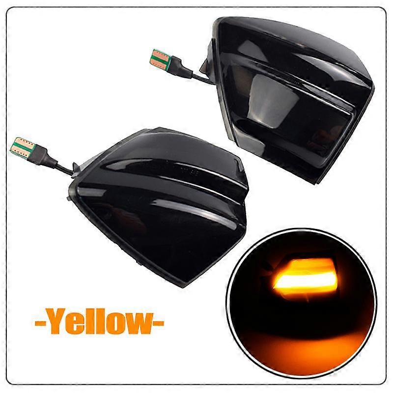 2X LED Dynamic Turn Signal Light Side Mirror Sequential Blinker Indicator Lamp For Ford S-Max 07-14 Kuga C394 08-12 C-Max 11-19