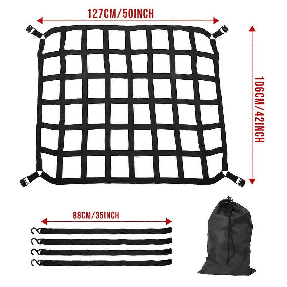Auto Universal Truck Cargo Dachträger Anhänger Netz verlängern Mesh Abdeckung Dach Mesh Gepäckträger Lagerung SUV Pickup Zubehör