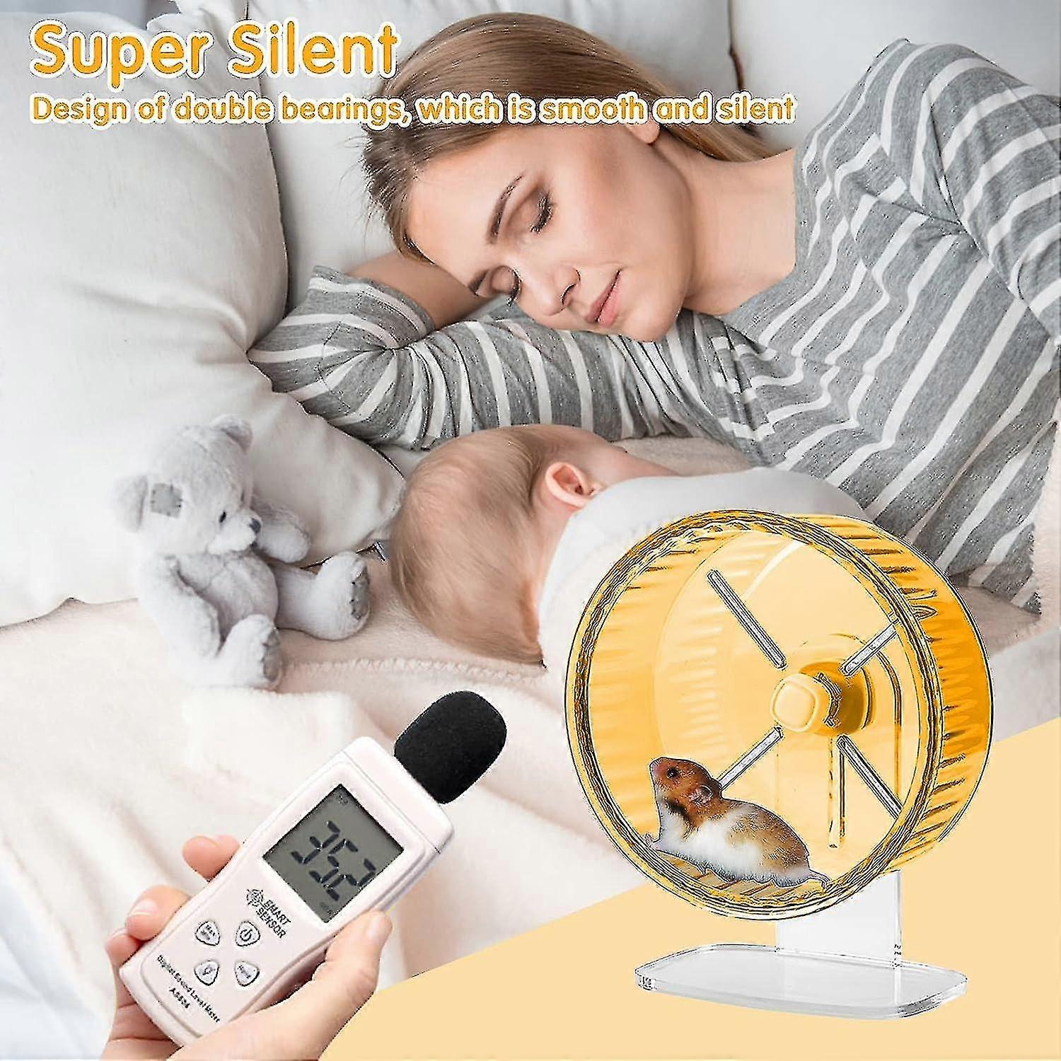 Picture of Hamster Wheel Silent, 18cm Super-silent Hamster Running Wheel With ...