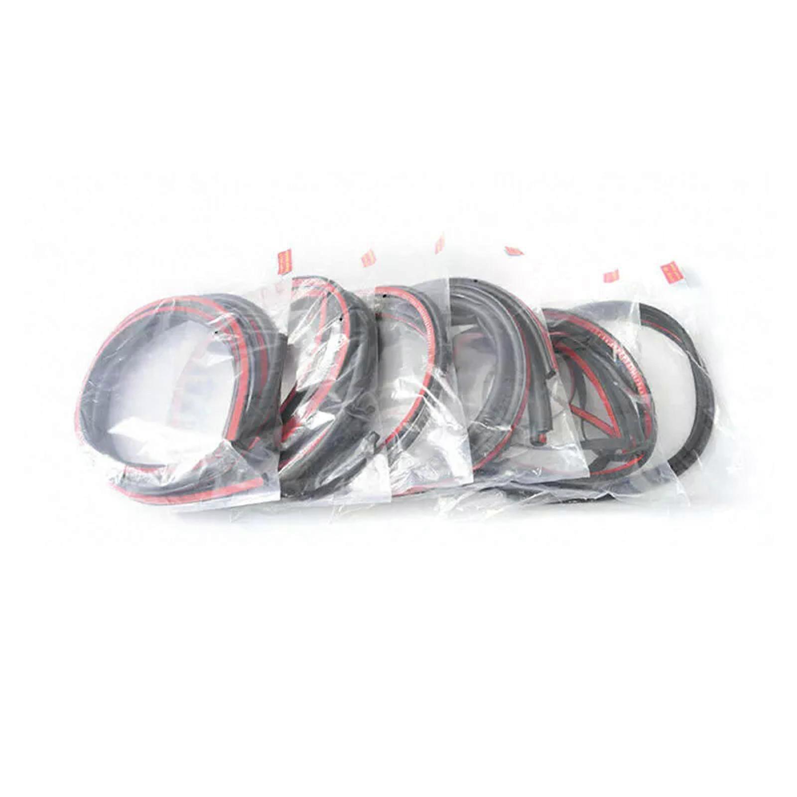 Tesla Model X用ドアシールストリップキット ゴム製 耐候性 隙間風 風切り音軽減