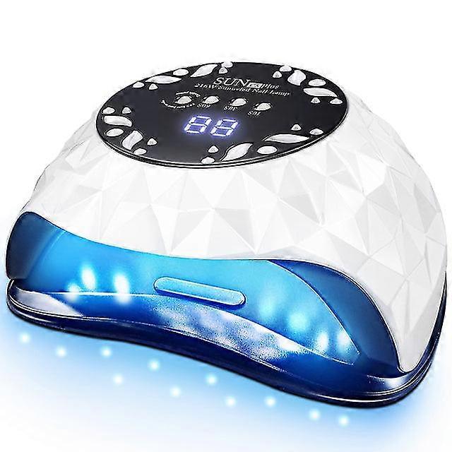 Uv led lamp for nails with memory function 38 lcd display lamp for gel polish drying lamp for manicure home use and nail salon