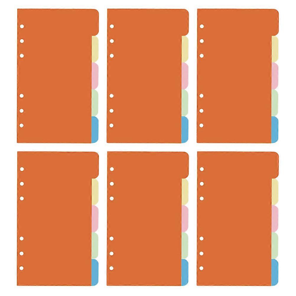 30 Pcs Durable Colored Loose-leaf Pocketbook Refills Replacement Pages (Assorted Color)