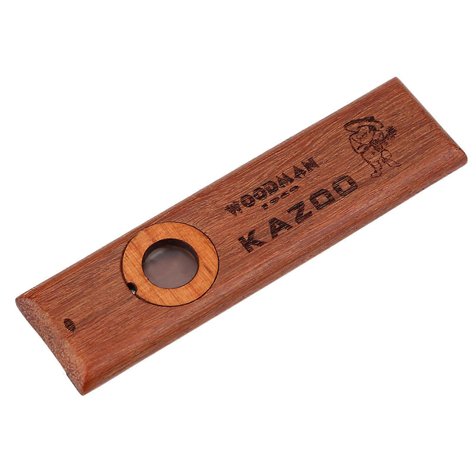 Vintage Wooden Kazoo Ukulele Guitar Partner Easy to Learn Musical Instrument