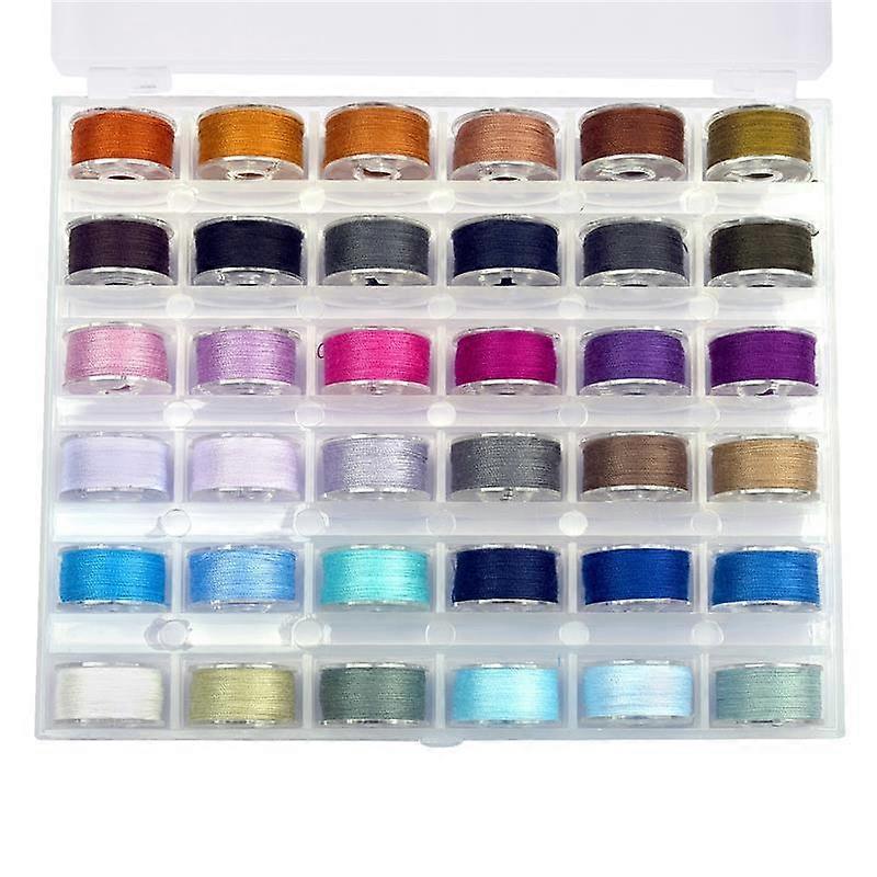 Sewing Bobbins Box Set Sewing Machine Bobbin Multicolor Thread Spool Stitch Machine Spools Sewing Accessories