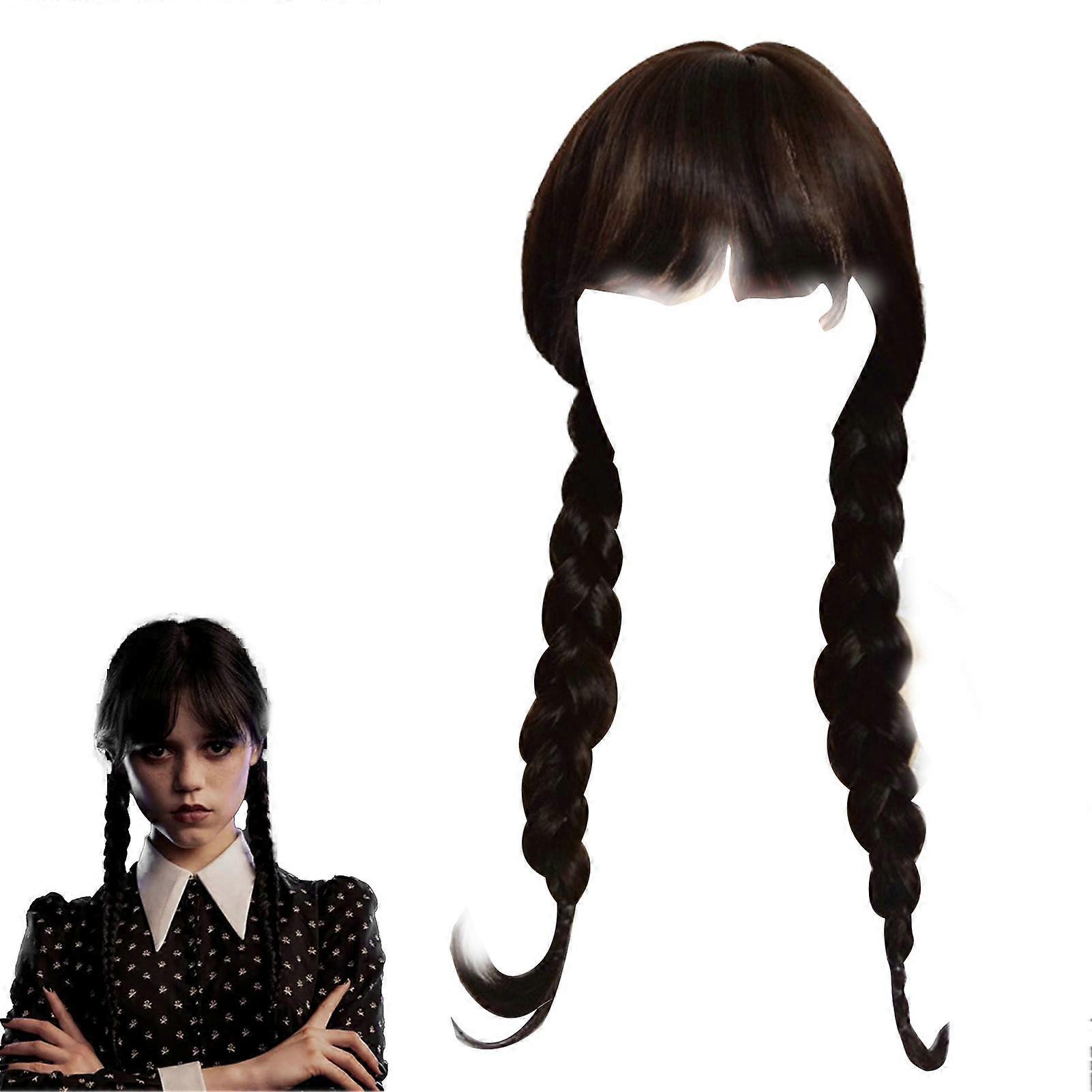 Long Double Braid Wigs Full Soft And Comfortable Costume Wig for Women Cosplay Party