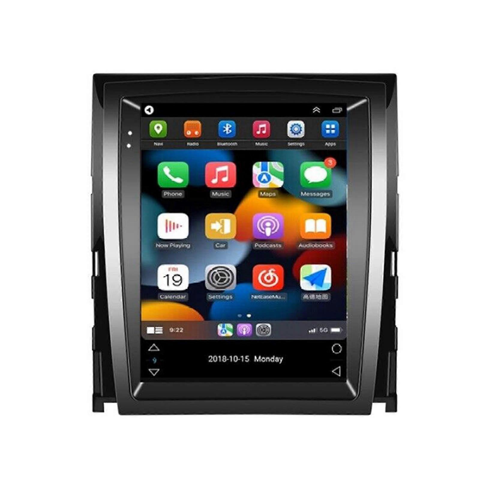 9.7"android 12 Carplay Bil Stereo Radio GPS Wifi för 2007-2014 Cadillac Escalade