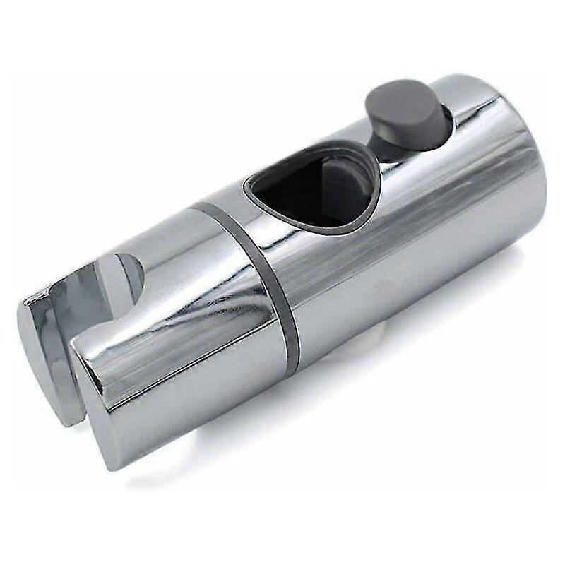 Handheld Shower Holder 360 Adjustable Shower Head Holder For Diameter 25mm Abs Rail Rail Clamp Bar Chrome Plated