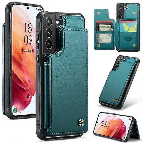 For Samsung Galaxy S21+ 5G CaseMe C22 Card Slots Holder RFID Anti-theft Mobile Phone Case
