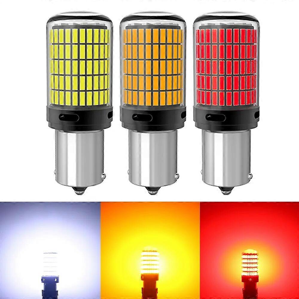 2pcs NEW 4014 150SMD 1156 BA15S P21W BAU15S PY21W 7440 W21W 1157 BAY15D P215W 3157 LED Bulbs CanBus Lamp for Turn Signal Light
