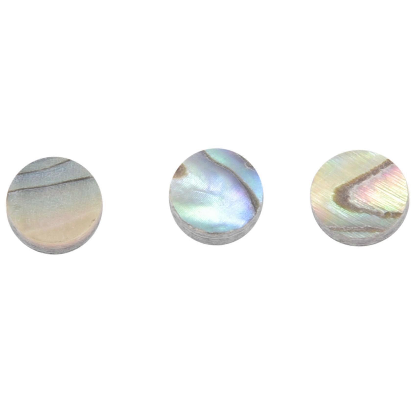 50Pcs Abalone Shell Inlay Dot Markers 8mm – Guitar Ukulele Fretboard Luthier Kit