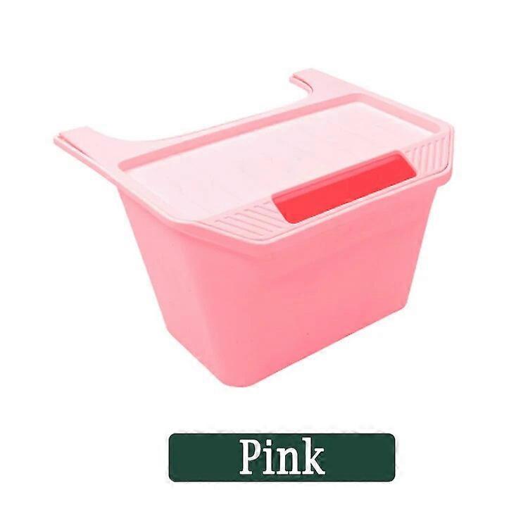 Under Seat Storage Box for Tesla Model Y 2021-2023 Rear Organizer Waterproof Traveling Trash Can Bin Additional Storage Space