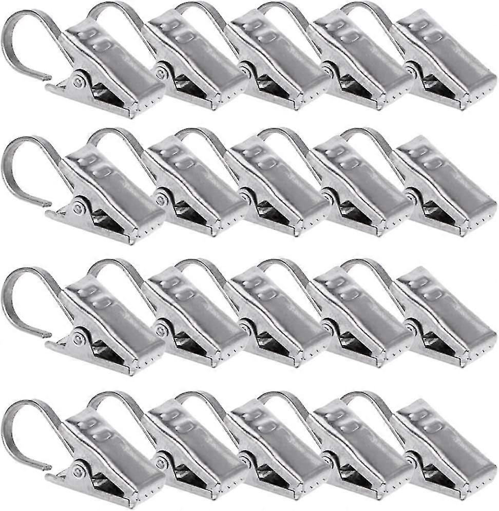 Pack Of 20 Curtain Clips Clips With Hooks