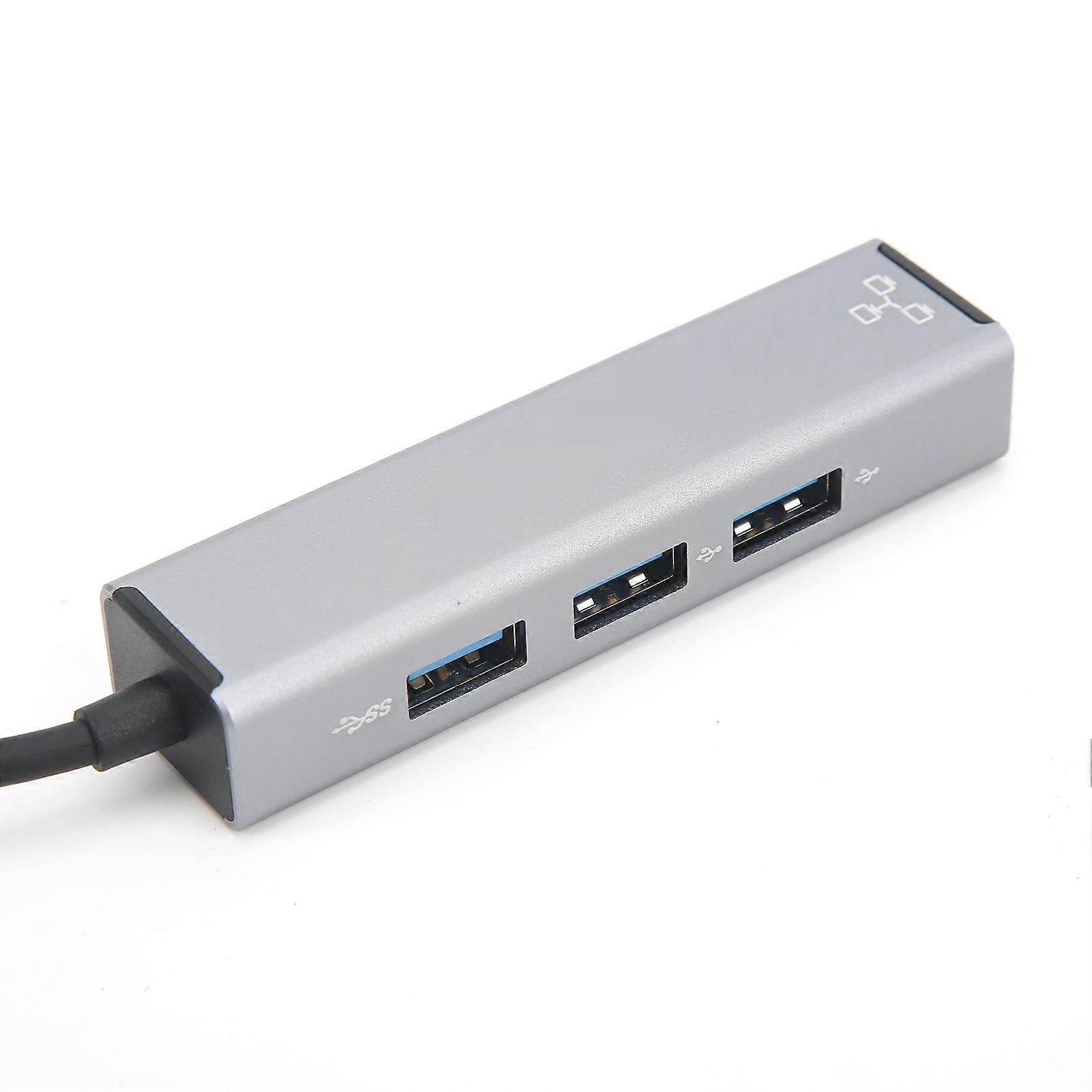 USB C USB A Hub Low Network Latency USB 3.0 USB 2.0 RJ45 Port Type C3.0 Docking Station Ethernet Adapter