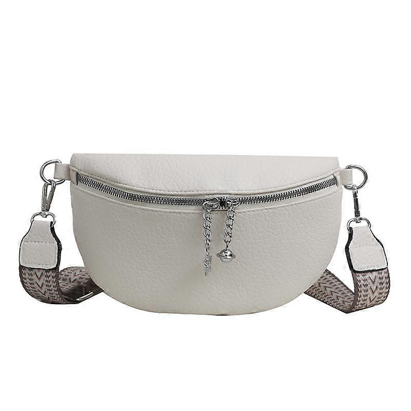 Borsa a tracolla per marsupi moda donna Marsupio in morbida pelle Borsa a tracolla di grande capacità con tracolla larga regolabile e rimovibile