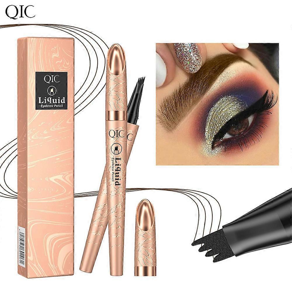 3D Microblading μολύβι τατουάζ φρυδιών 4 άκρη πιρουνιού, αδιάβροχο και ανθεκτικό στον ιδρώτα