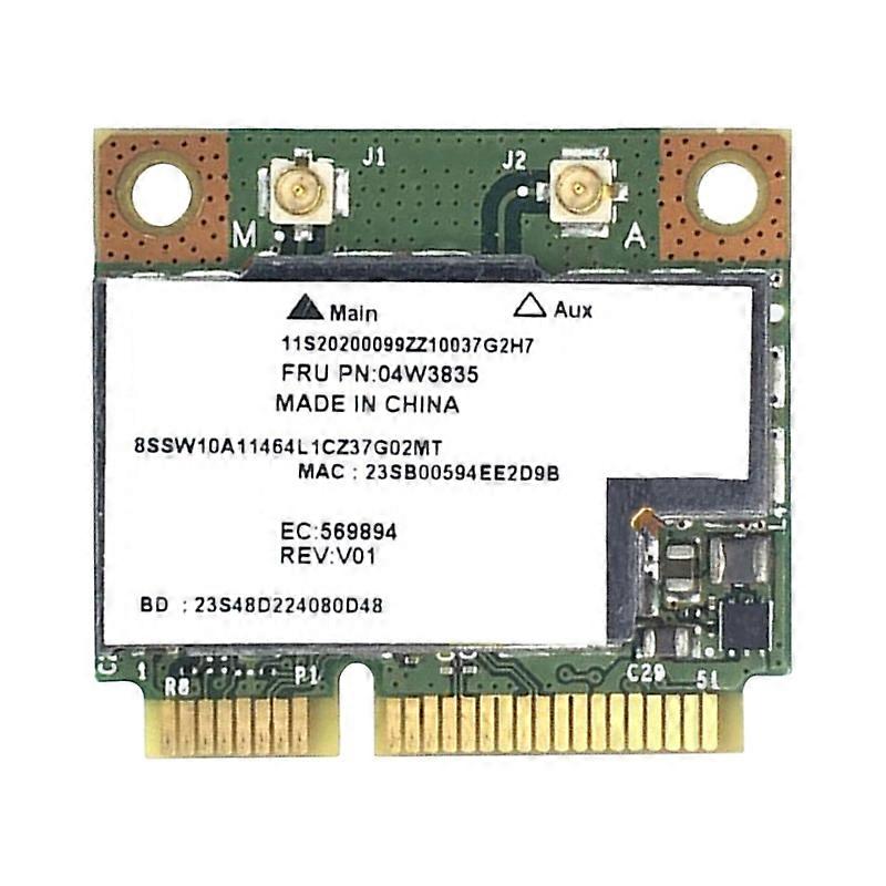 BCM943228 Dual Band Wireless Network Card Bluetooth-compatible 4.0 Stable Transmission Mini PCI-E Desktop WLAN Card for Lenovo