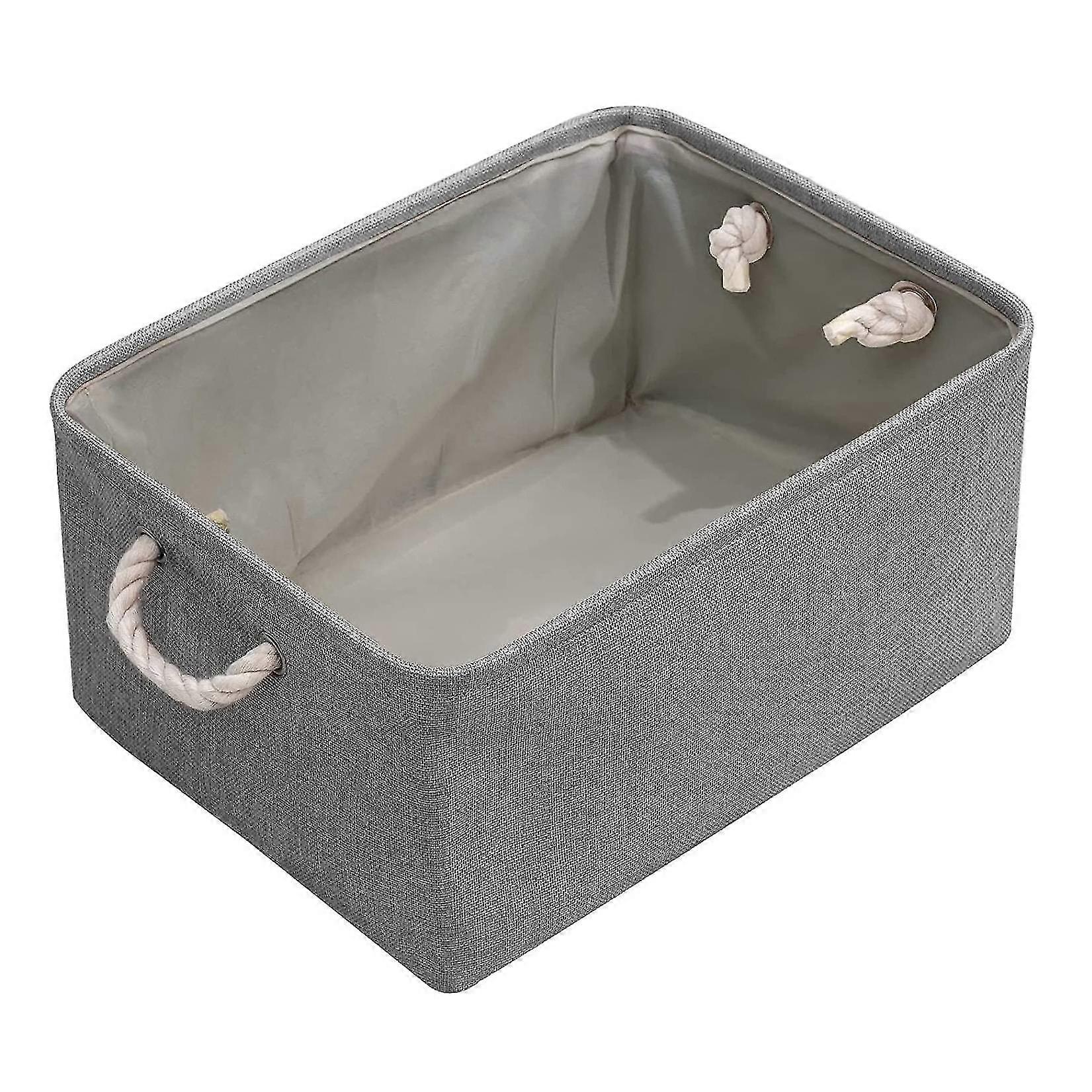 Baskets For Organizing With Handles, Organization For Clothes Closet Basket Storage Box Bin, 16.1 X