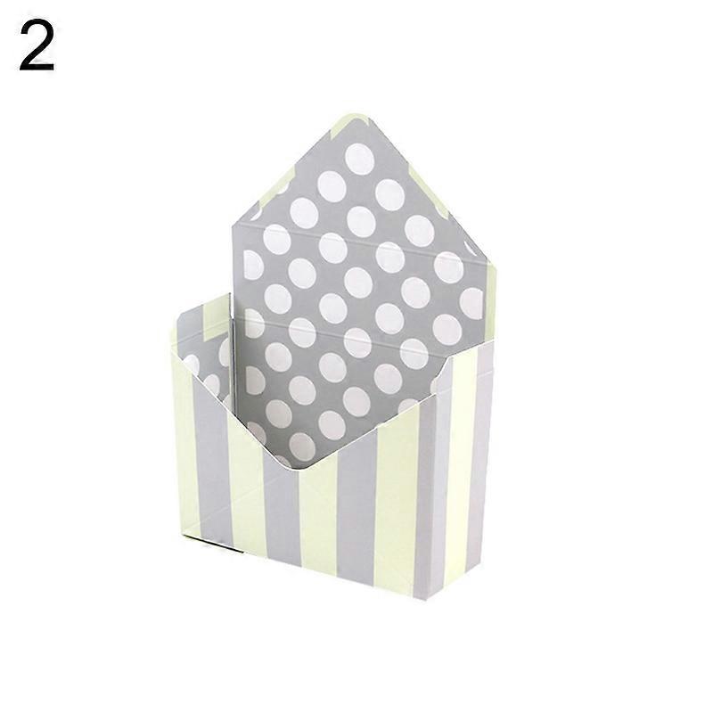 Romantic Envelope Stripe Flower Bouquet Paper Packing Box Holder Florist Gift