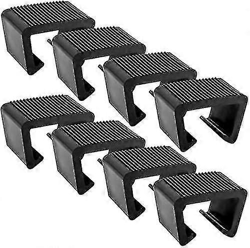 8 قطع مقاطع أثاث الروطان ، مقاطع أثاث الفناء الخوص مقاطع مقاطع الأثاث الخارجي 2.56 بوصة مقاطع أريكة من الروطان البلاستيك البلاستيك الروطان كرسي السحابات