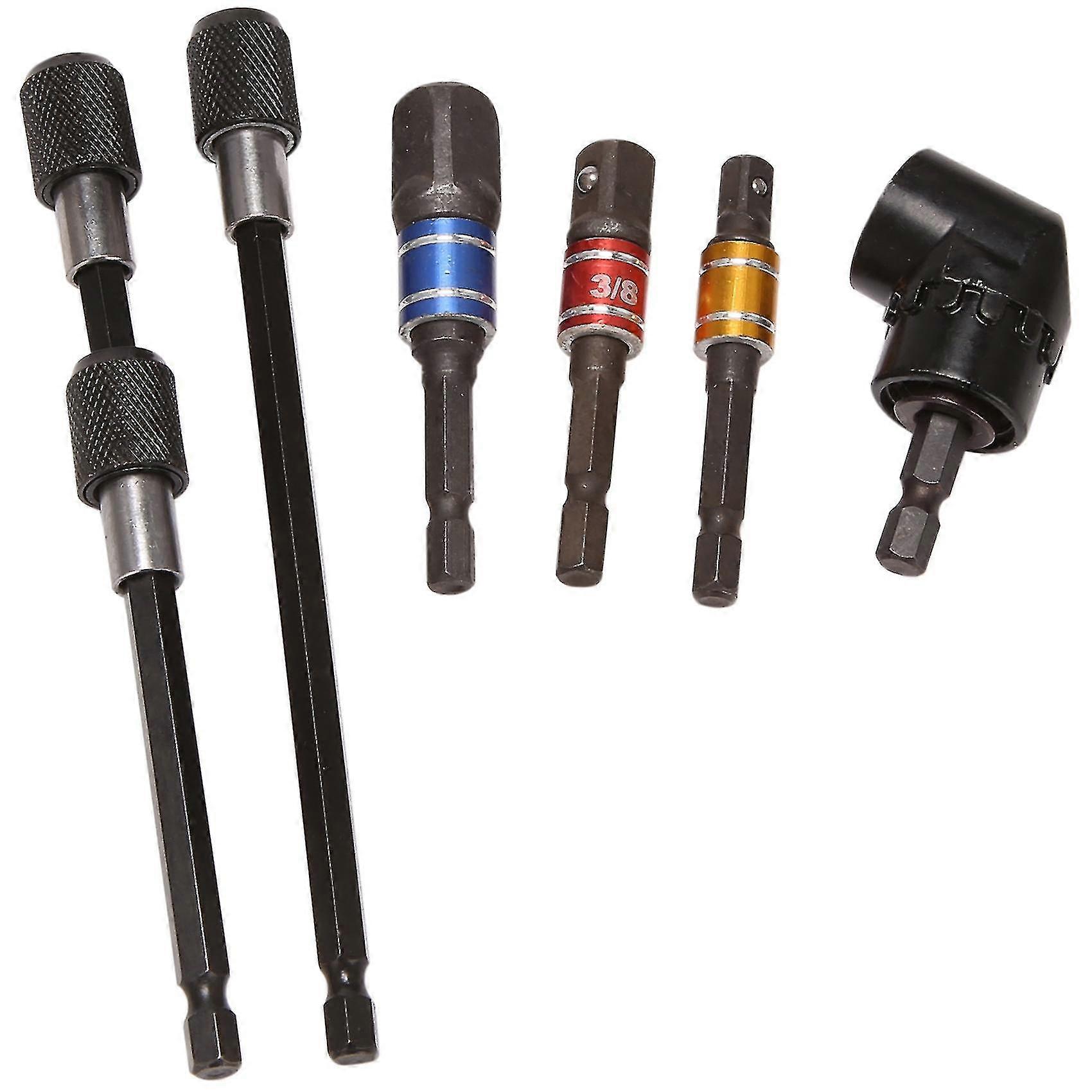 Impact Grade Driver Sockets Adapter Extension Set Drill Bit Right Angle Drill, 3pcs Socket Adapter