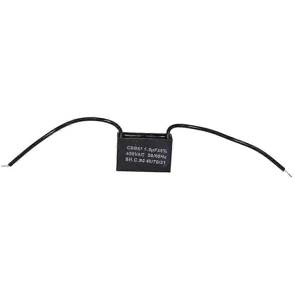 Universal 1.5UF/1.5MFD AC Motor and Fan Capacitor with Wires 450v
