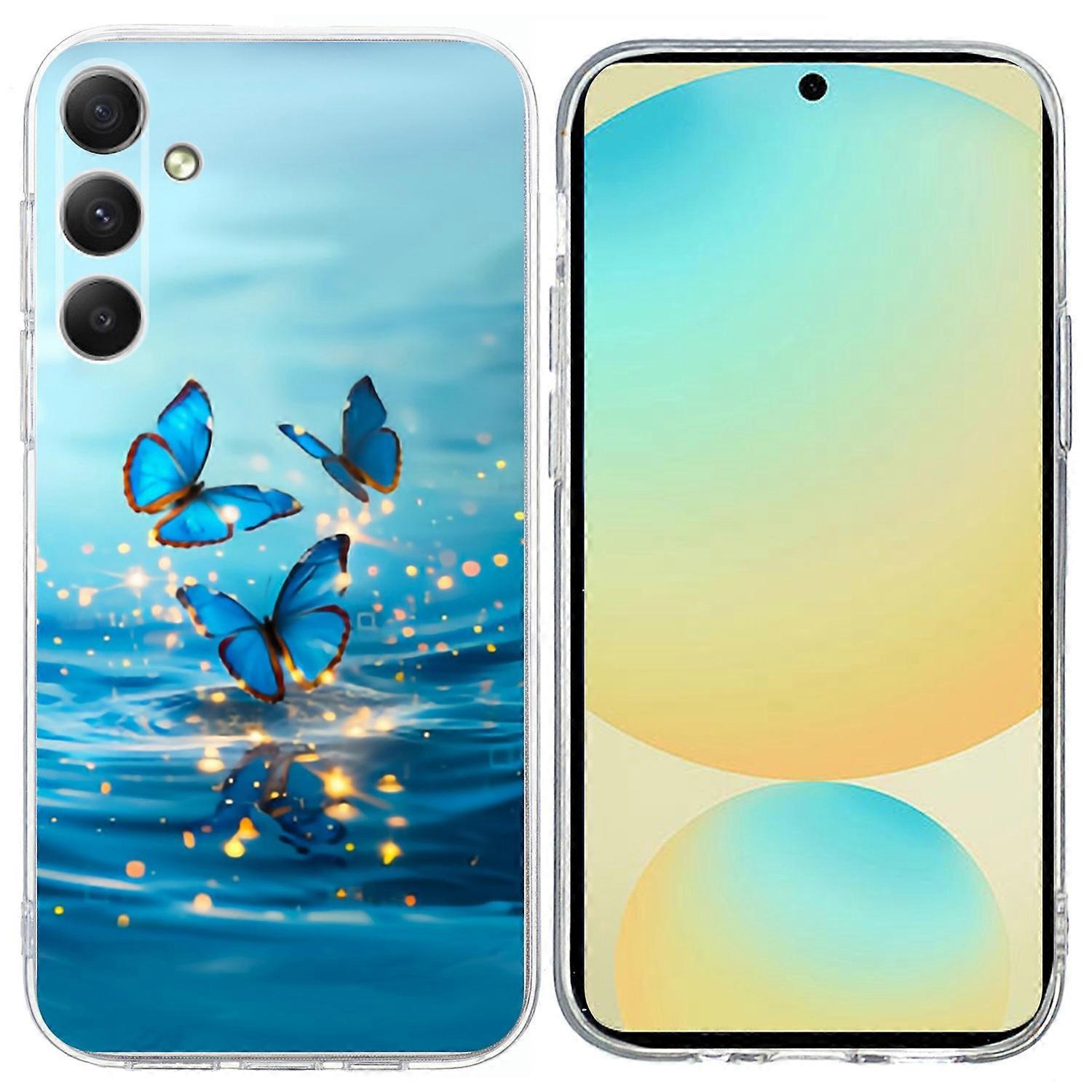 For Samsung Galaxy A24 4G (162.1 x 77.6 x 8.3mm) Case Pattern Printing Shockproof Soft TPU Phone Cov