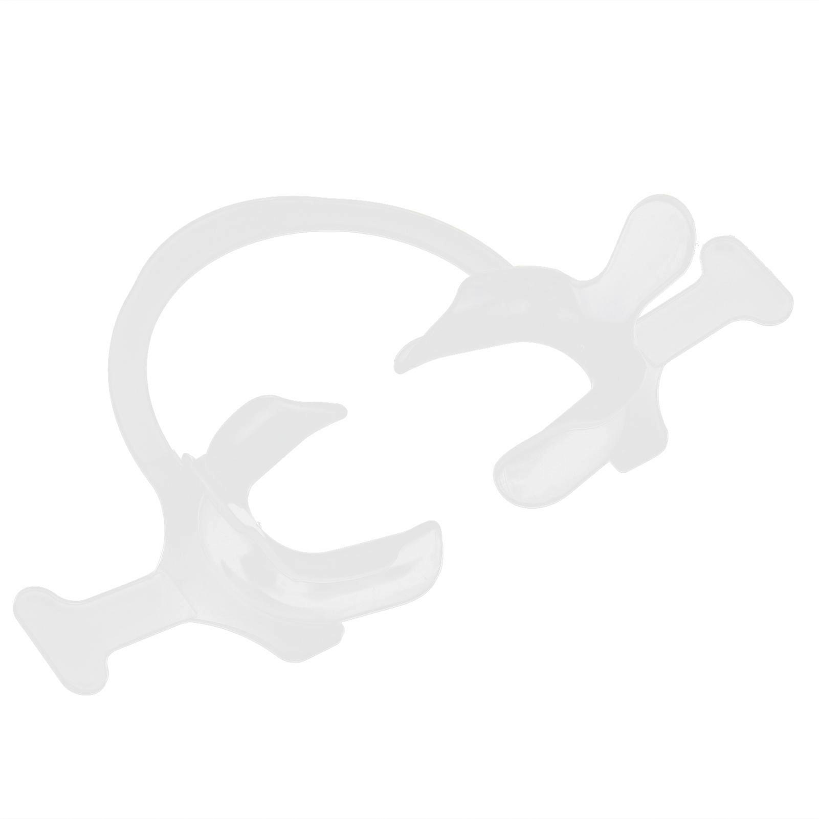 CShape Dental Cheek Lip Retractor Mouth Opener with Handle Dental Dentist Accessory(L )