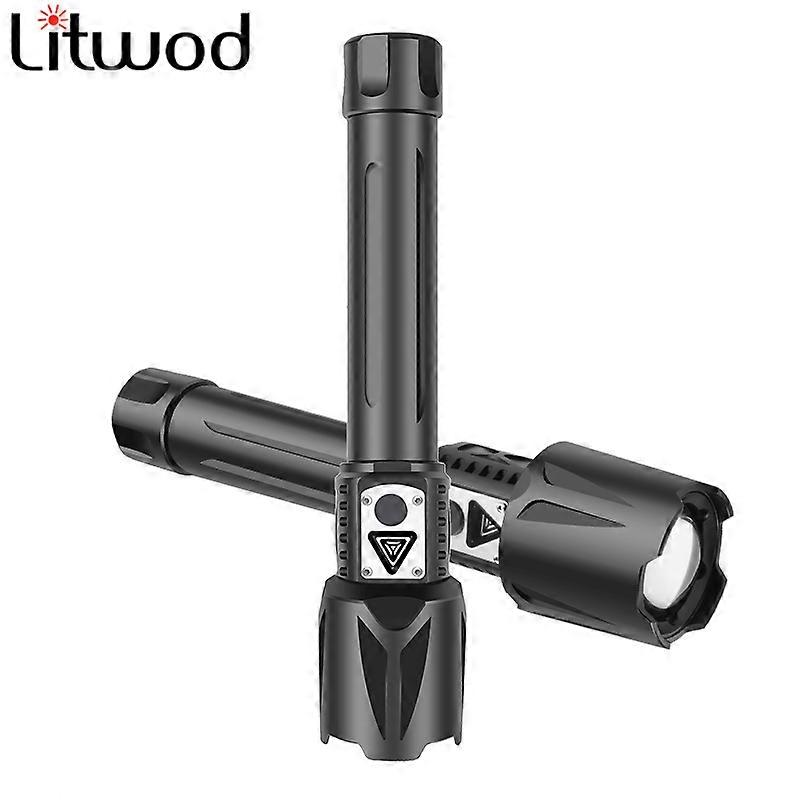 Powerful XHP360 Led Flashlight18650 Rechargeable Torch Usb  Tactical Flash Light Zoomable Hunting Lantern Waterproof Hand Lamp