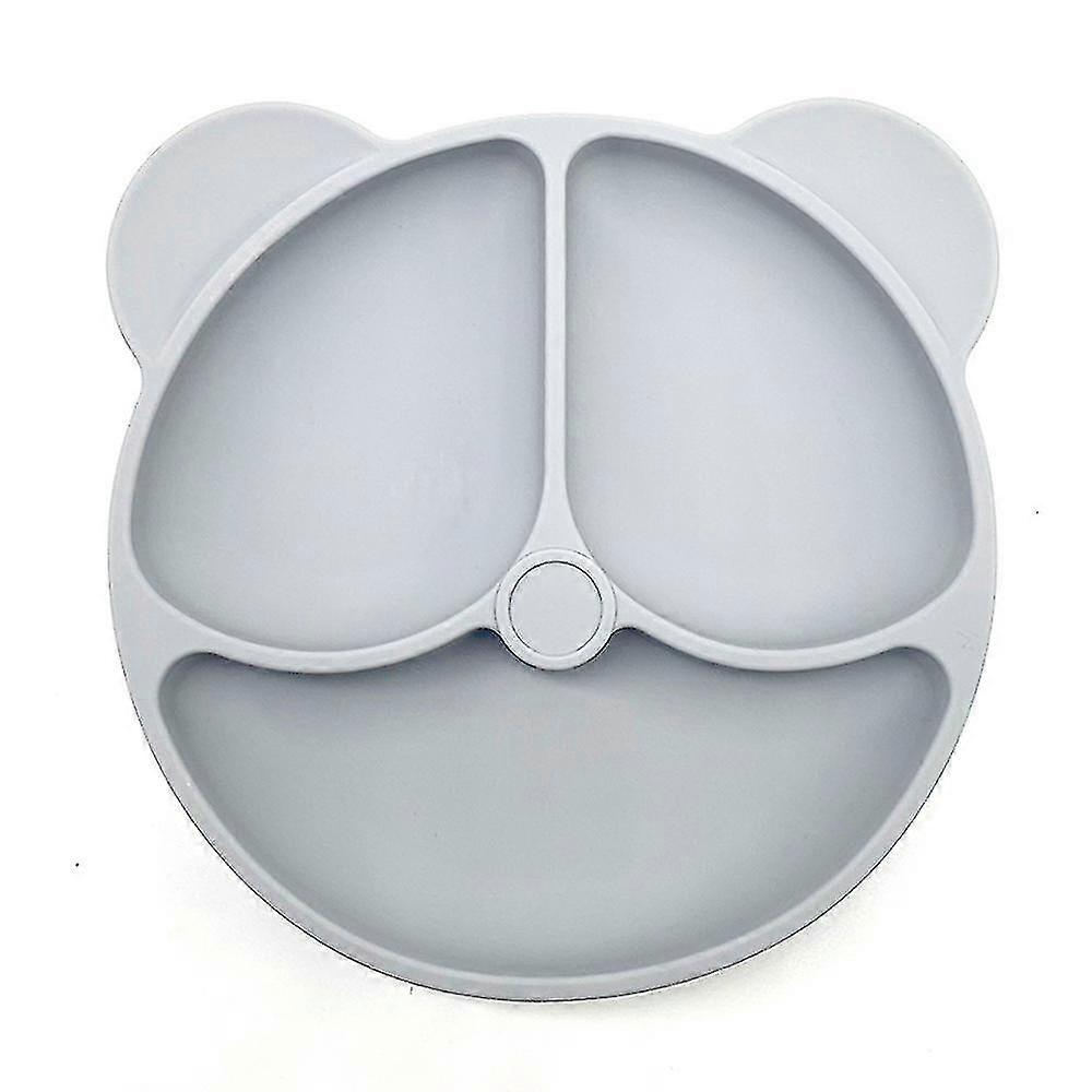Plato de silicona para niños, suplementos alimenticios separados para bebés