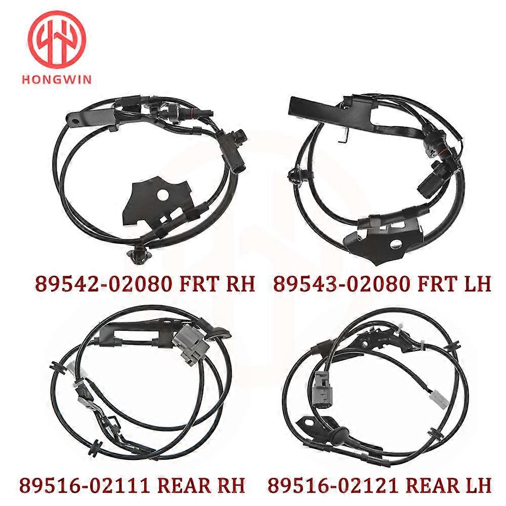 For Toyota Corolla 2007 2008 2009 2010 2011 2012 2013 1.8L Front Rear Left Right ABS Wheel Speed Sensor 89542-02080 89516-02111