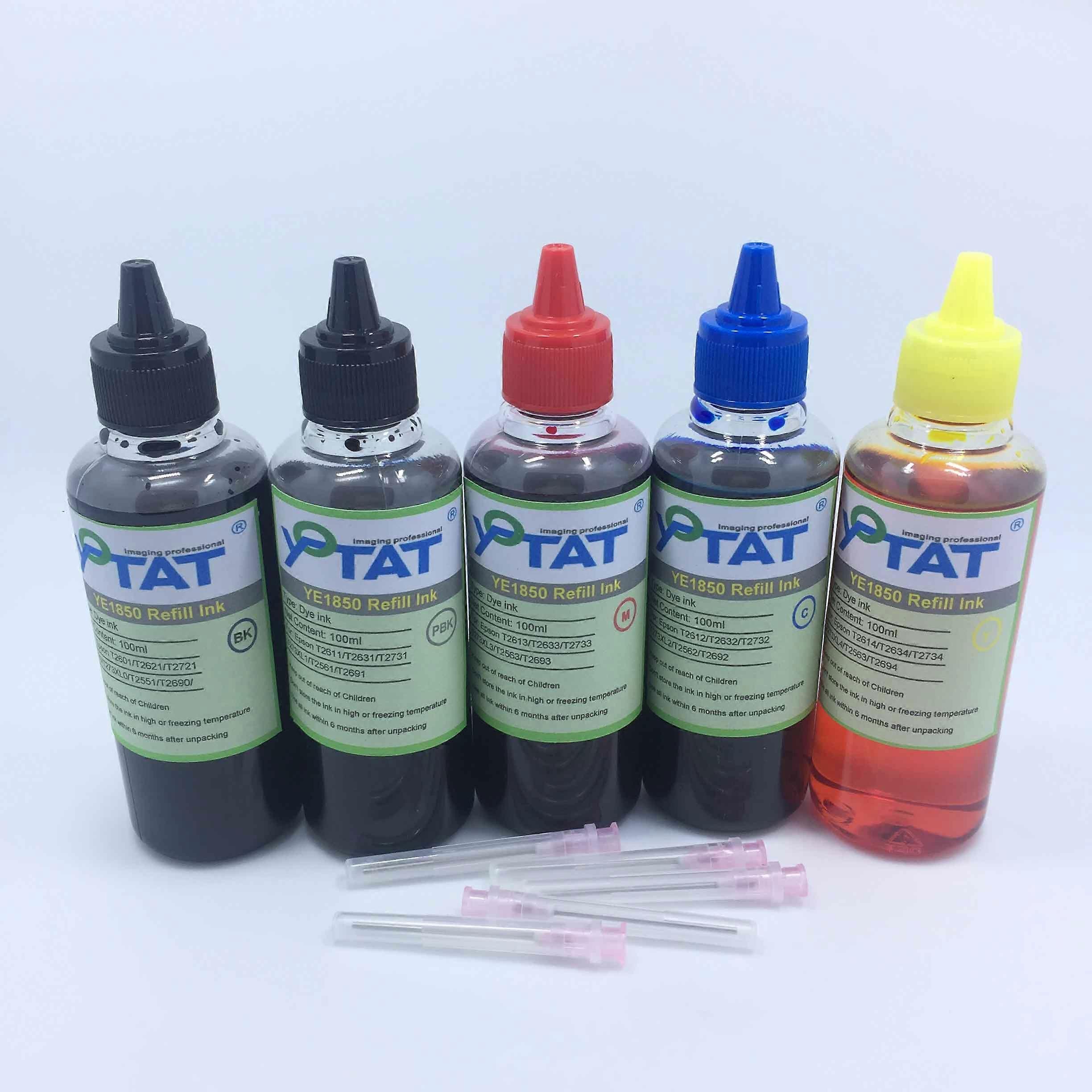 Refill Dye Ink Compatible for Epson T2601 T2611-4 T2621 T2631-4 T2721 T2731-4 T2730 T273XL1 T2551 T2561-4 T2690-4