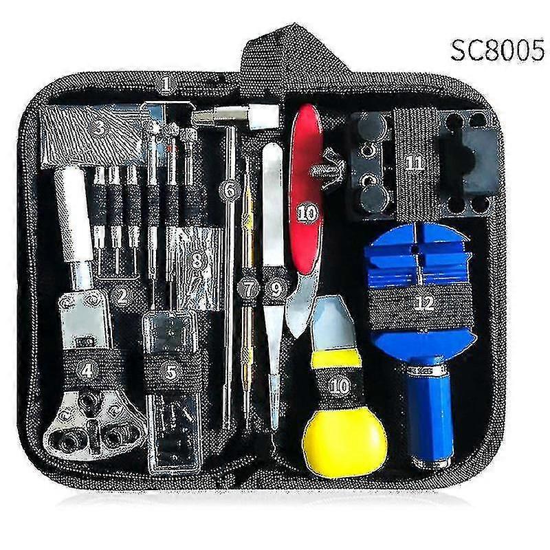 147pcs Watch Repair Tool Kit Case Opener Link Spring Bar Remover Watchmaker Tool
