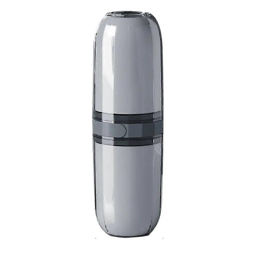 Covered Toothbrush Holder Portable Toothbrush Storage Container Translucent Black Toothbrush Protector Storage Container