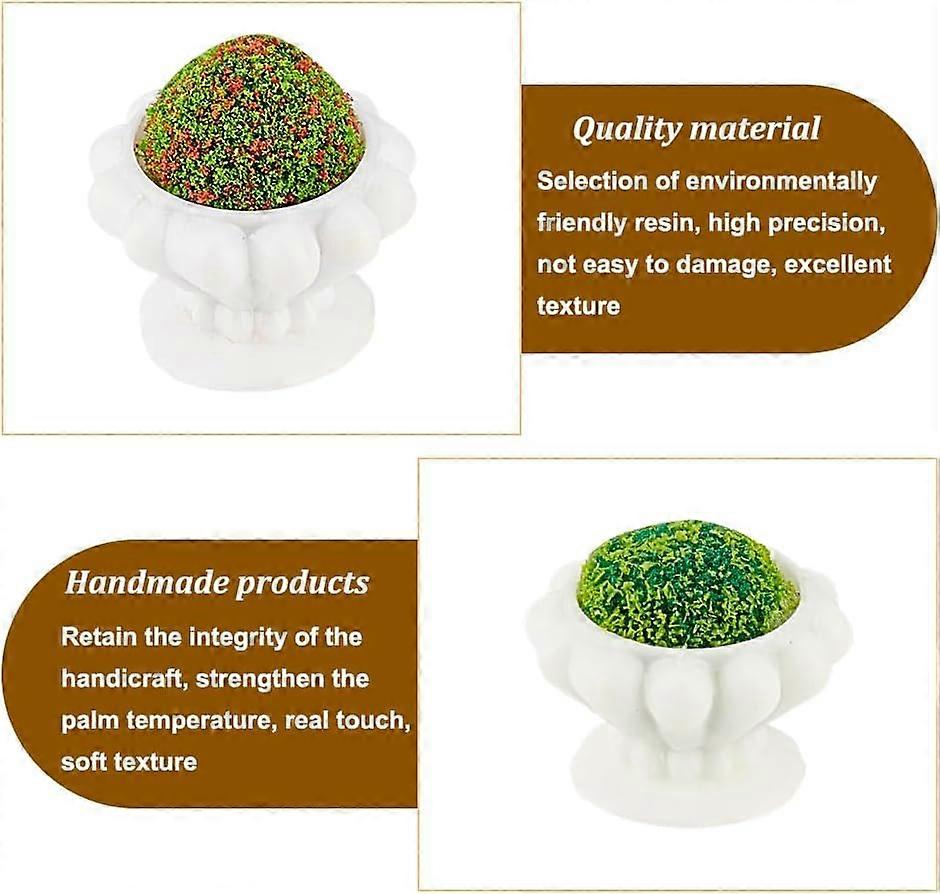 18 PCS Mini Artificial Potted Plants - Resin Tiny Flowers & Cactus For Dollhouse, Fairy Garden, Crafts 7 thumbnail image