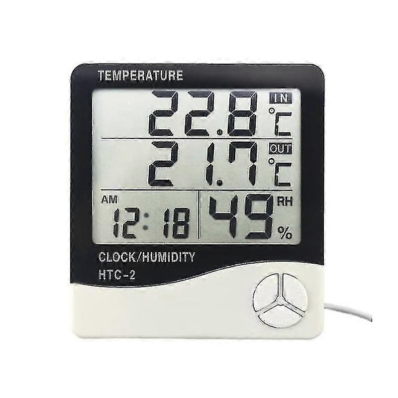 Wetterstation mit Luftfeuchtigkeit und Uhr