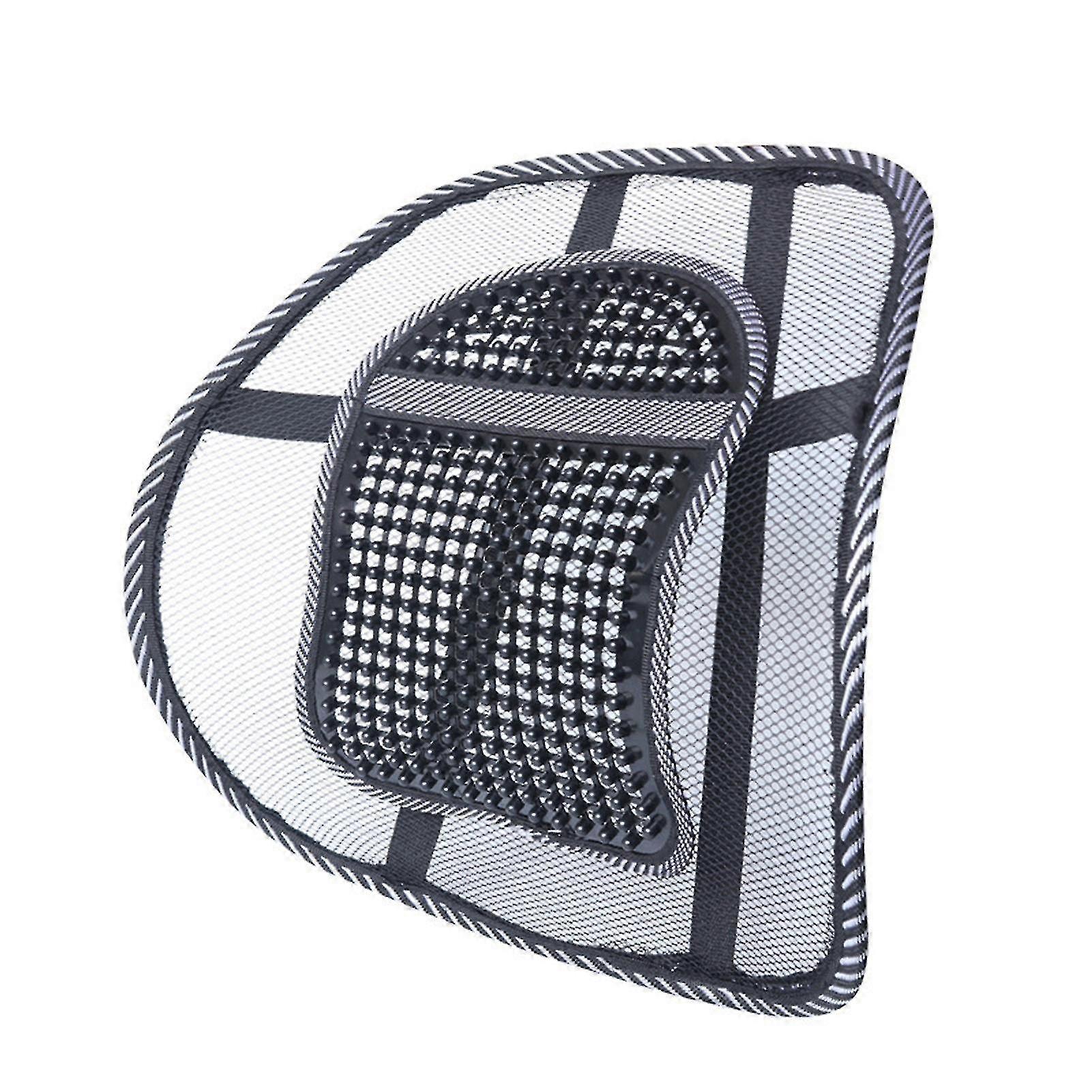 Able Mesh With Massa Beads Back Cush For Car Sitting