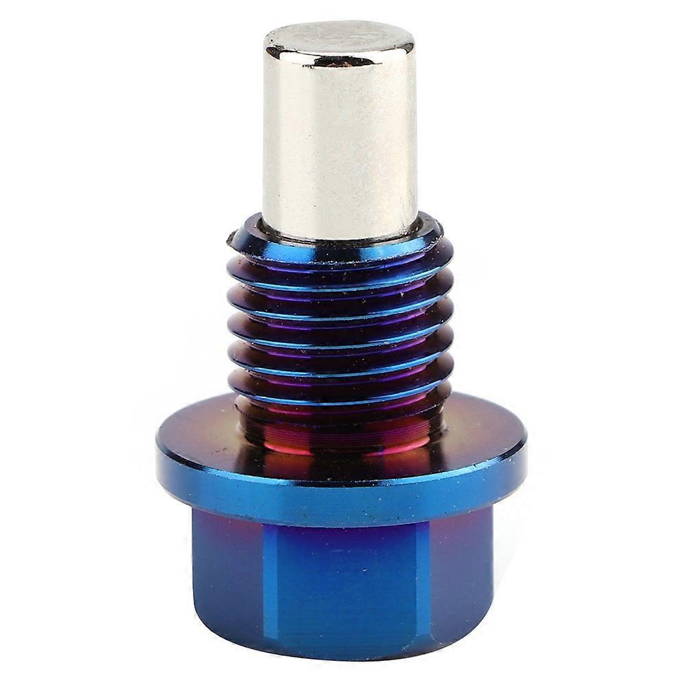 Titanium Alloy M12x1.5 Magnetic Oil Pan Screw Universal Fitment Car Modification