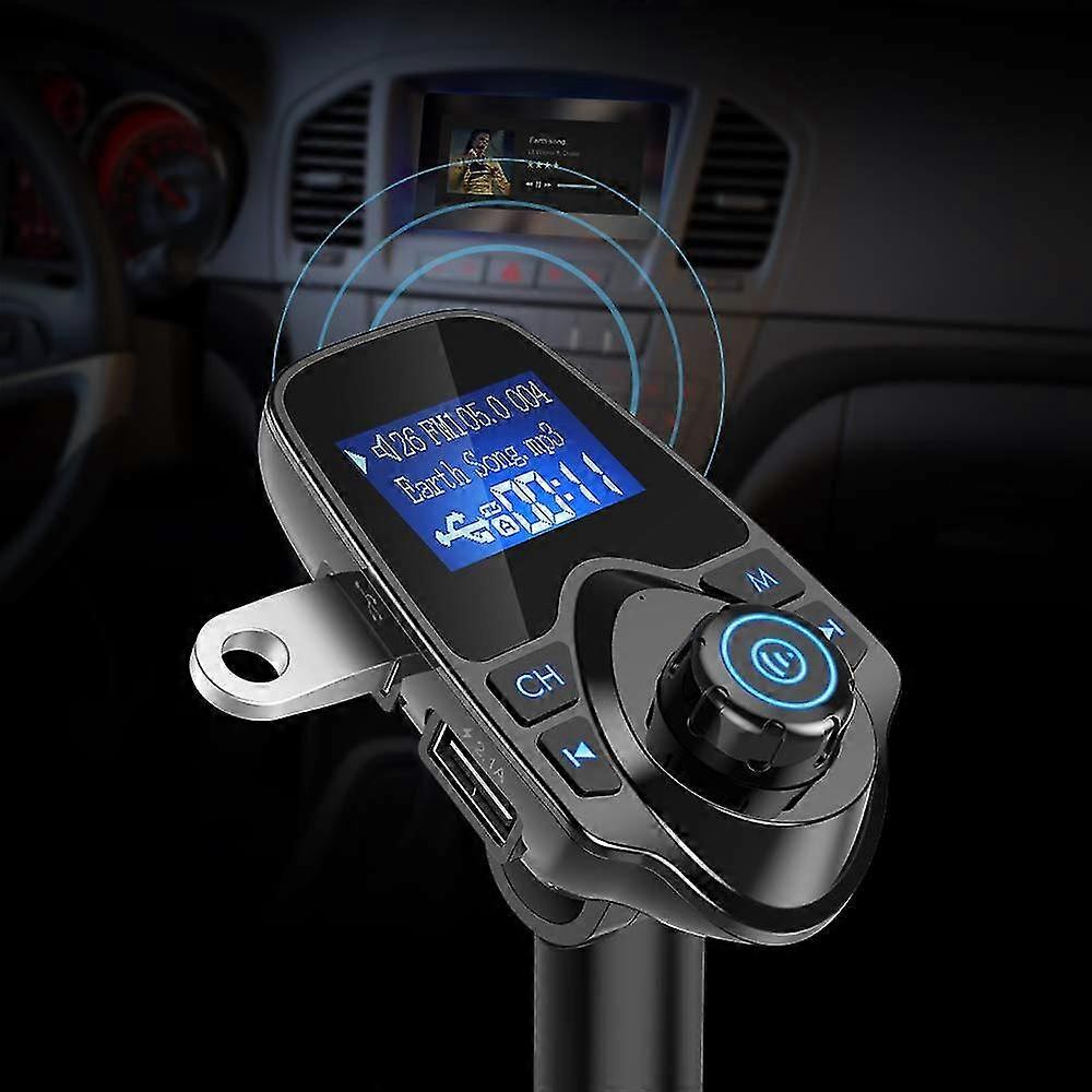 Bluetooth Car Fm Transmitter Audio Adapter Receiver Wireless Handsfree