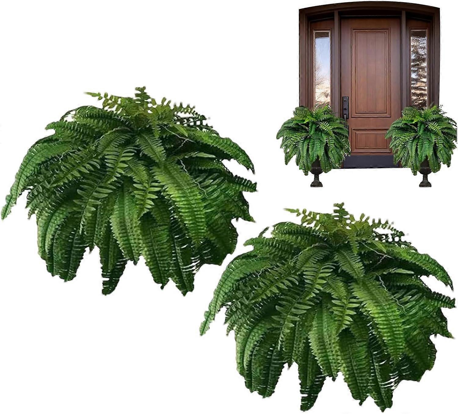 Resistente ai raggi UV realistico Artificiale Boston Ferns Artificiale Boston Ferns per esterni, 100% Nuovo