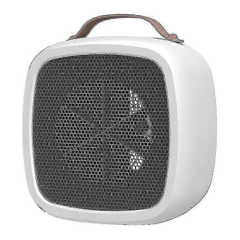 Battery Powered Space Heater - Compact Electric Mini Fan Heater With Thermostat