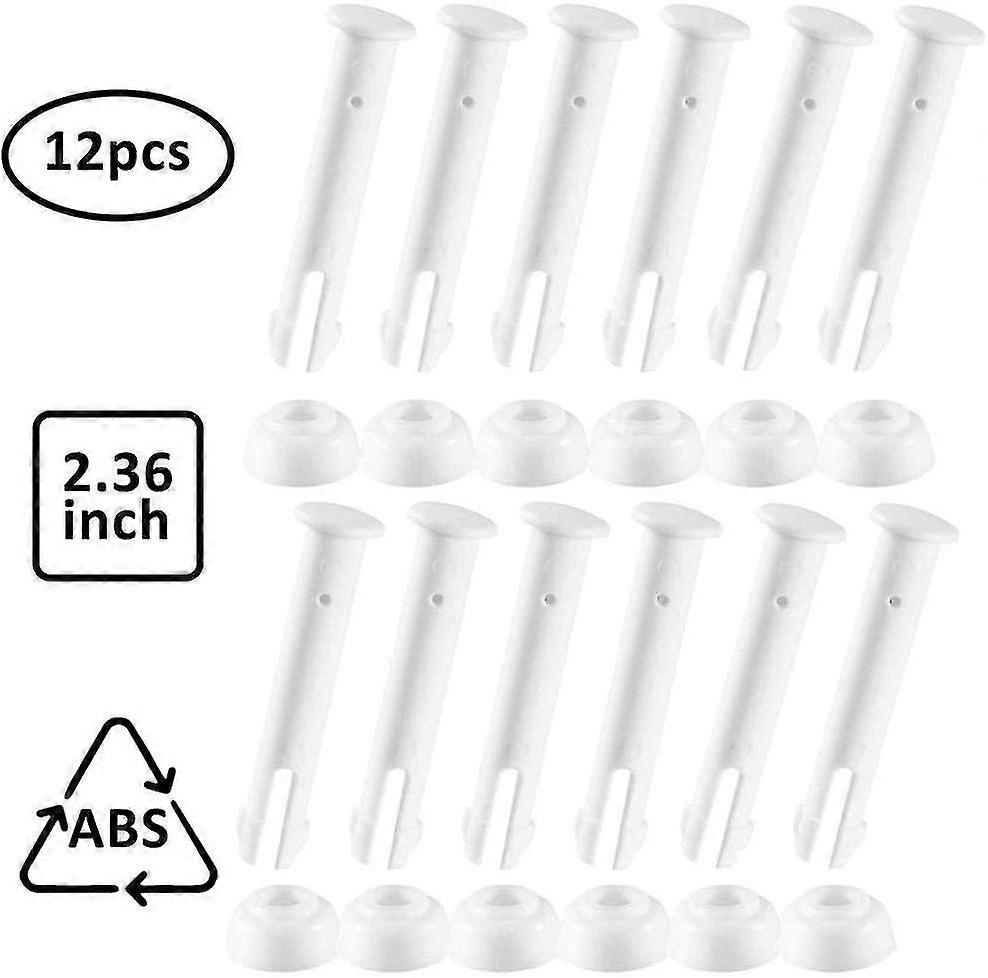 Pièces détachées pour piscine (12 pièces), axes d'articulation pour piscines à cadre et rondes